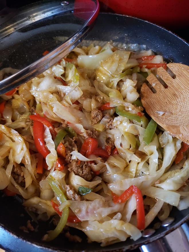 Hearty Fried Cabbage